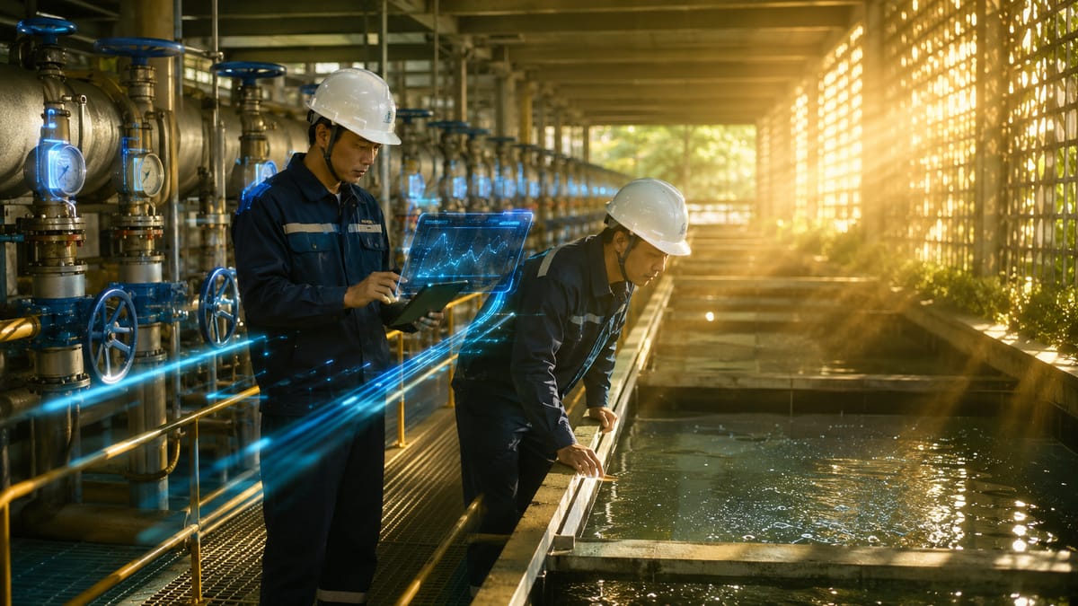 市政水务 · 滤池巡检自动化