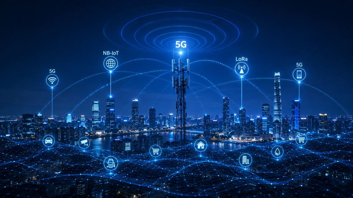 华云数科无线连接网络覆盖示意